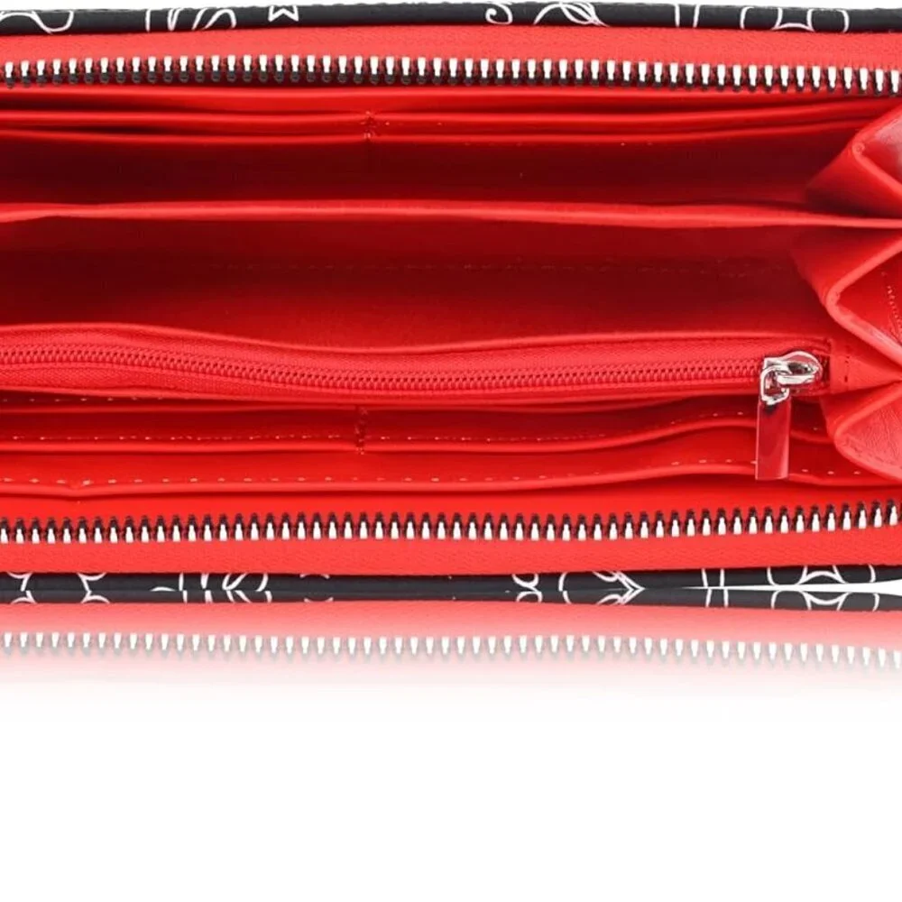 Disney Minnie Mouse Wallet Women PU Leather Wristlet Card Cash Organizer